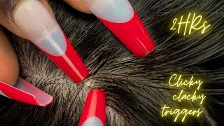 ASMR  2HRs Intense Nitpicking amp Deep Scalp Scratching Triggers  ALLZOOMED [upl. by Loma]