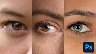 How to Make Eyes Dramatic in Photoshop [upl. by Boyes]