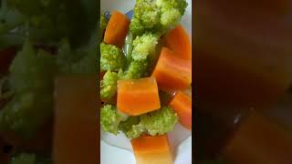 Broccoli and Carrot Puree short shorts food baby [upl. by Lezley793]