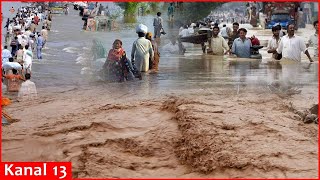 Devastating monsoon rains claim 215 lives in Pakistan [upl. by Clute]