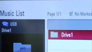 LG 2009 TVs  USB Connectivity and DivX HD how to [upl. by Weigle737]