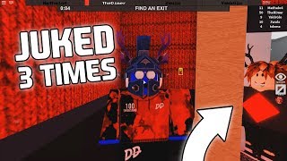 I GOT AWAY 3 TIMES JUKED Flee The Facility ROBLOX [upl. by Niamrahc952]