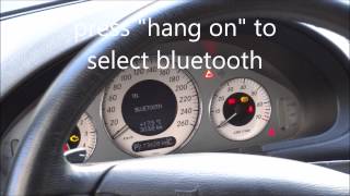 Mercedes W211 How to connect a mobile via bluetooth and SAP V2 [upl. by Ednarb]