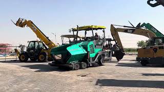 2014 VOGELE SUPER 18033i Asphalt Paver  Dubai United Arab Emirates 🇦🇪 [upl. by Rebel244]