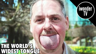 Guinness World Record Holder Has The Worlds Widest Tongue [upl. by Dempsey]