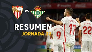 Resumen de Sevilla FC vs Real Betis 32 [upl. by Chadbourne]