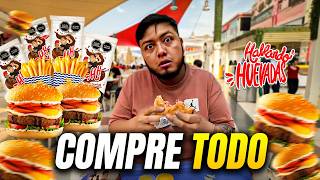 Probando LA COMIDA de HABLANDO HUEVADAS 🍫🍔🍟 HablandoHuevadasOficial [upl. by Shandra]