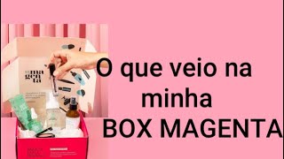 BOX MAGENTA A minha caixinha de beleza por assinatura [upl. by Jarrad]