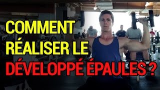 Comment réaliser le développé épaules aux haltères   QuestionMuscu Ep 67 [upl. by Naejamron847]