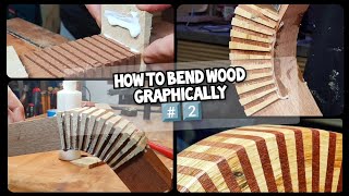 How to bend wood graphically ️⃣2️⃣🔥👍💯 [upl. by Ciaphus]