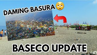 MANILA BAY UPDATE  MGA BASURA SA GILID NG BASECO BEACH AT MGA PALUTANGLUTANG NA PATAY NA ISDA [upl. by Jacquetta]