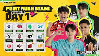 HI FFWS Global Finals 2024  Point Rush Stage Day 1 [upl. by Adaynek]