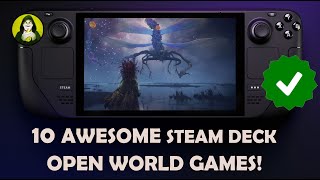 Top 10 Best Open World Games on Steam Deck  Verified Games [upl. by Barren]