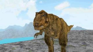 MMD Dinosaur Newcomer  Tyrannosaurus Rex DL [upl. by Imogene]