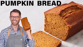 The BEST Pumpkin Bread Recipe [upl. by Ynetruoc238]