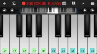 Mere Mehboob Qayamat Hogi Piano   Mobile Perfect Piano Tutorial [upl. by Whiteley]