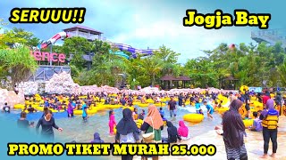 SUASANA JOGJA BAY RAME DAN SERU BANGET PROMO MURAH TIKET HANYA 25000‼️waterboomjogja [upl. by Lil]