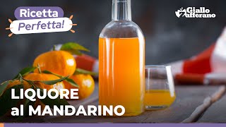 LIQUORE al MANDARINO da preparare a casa Super facile e delizioso 🍊🧡 [upl. by Ylloh]