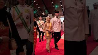 Tunku Aminah amp Tengku Muhammad Di Majlis Pangeran Abdul Mateen [upl. by Ainotahs357]