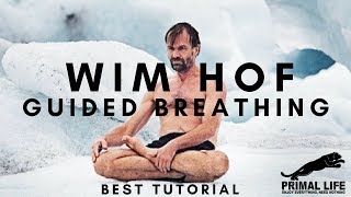 The Best Wim Hof Guided Breathing Video  3 Rounds with onscreen timer [upl. by Anuahsal]