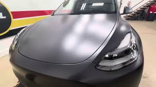 2024 Tesla model Y full matte Paint Protection film [upl. by Bobbee584]