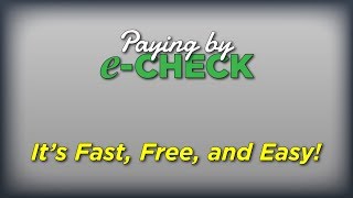 PEI How to Pay by eCheck [upl. by Aisel479]