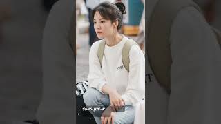 🥰 SONG HYEKYO gorgeous in street style clothes 😍 shorts songhyekyo kdrama korean streetstyle [upl. by Neiht]