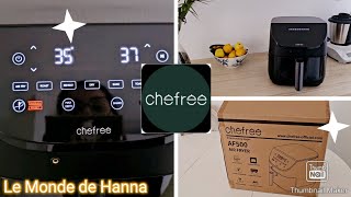 TEST AIR FRYER CHEFREE AF500 FRITEUSE SANS HUILE 🍟 🍕🍤🍗 [upl. by Siul]