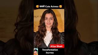 Alia Bhatt 💯✅ age transformation journeyaliabhatt bollywood actress cute transformation [upl. by Eelhsa]