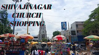 shivajinagar church market shivajinagar bangalore shopping bangalorevlogger travel church [upl. by Enilrae]