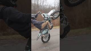 Dirt Bike Street Wheelies✊ [upl. by Eidob]