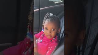 NLE Choppa’s Daughter Acting AGGRAVATED And He Says It’s Because They’re In A Maybach 😂😂😂 [upl. by Drazze]