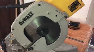 Dewalt DW707 Service  Slide play adjustment [upl. by Ynotna]