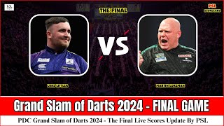 Luke Littler vs Martin Lukeman  Grand Slam of Darts 2024  Littler Darts Live Score Update today [upl. by Forkey607]