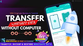 How to Transfer Whatsapp Data From Android to iPhone Without PC iPhone 13 Giveaway From Tenorshare [upl. by Judenberg754]