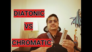 Diatonic vs chromatic harmonica [upl. by Saxet]