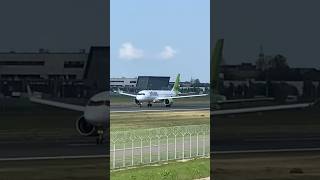 airBaltic A220 taking off [upl. by Nafets633]