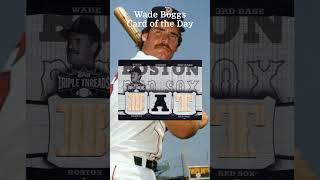 Wade Boggs 2006 Topps Triple Threads White Whale Relic [upl. by Aiel104]