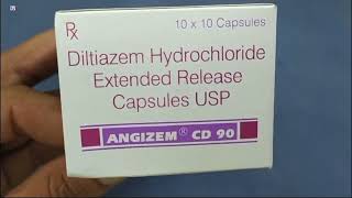 ANGIZEM CD 90 Capsule  Diltiazem Hydrochloride Extended Release Capsules USP  ANGIZEM CD 90mg Cap [upl. by Eustashe]