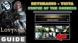 Statue of The Goddess Vista Location in Lost Ark  Rethramis Locations Guide [upl. by Whit]