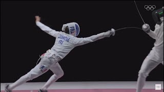 Tokyo Fencing Highlights Men’s Epee Gold Medal Match  Romain CannoneFRA vs Gergeley SiklosiHUN [upl. by Aerdna]