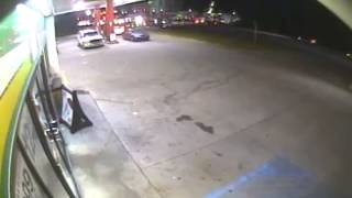 Surveillance cam recording of Richland deputy redlight wreck [upl. by Julienne]