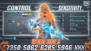 Pubg MobileBGMI 2024 🔥 Best Sensitivity Code and Control settings in Update 33 [upl. by Chandless]