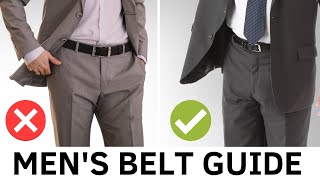 The Ultimate Mens Belt Guide  Size Material and Style [upl. by Sotos433]