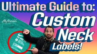 Custom Neck Labels Must Knows  AA Print Supply [upl. by Alenson428]