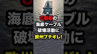 C国船の海底ケーブル破壊活動に…欧州ブチギレ！ 海外の反応 [upl. by Rochemont]