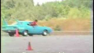 1970 Hemi Plymouth Superbird In Gymkhana Competition [upl. by Elyssa223]