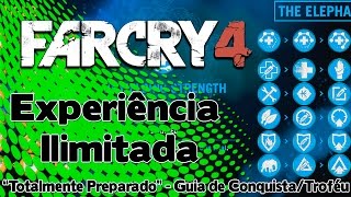 Far Cry 4 Como Obter Experiência Infinita quotTotalmente Preparadoquot  Guia de Conquista  Troféu [upl. by Vizzone136]