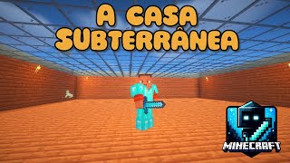 A casa subterrânea em Minecraft  minecraft rumoaos2k [upl. by Gustie]