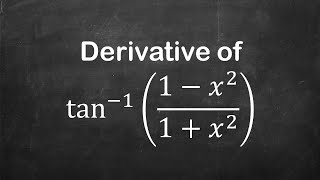 How to find derivative of arctan1  x  21  x  2  Derivative of Trigonometric Functions [upl. by Eanyl]